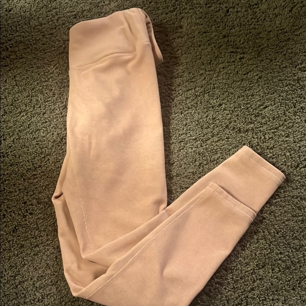 Women's Light Pink Warm Leggings